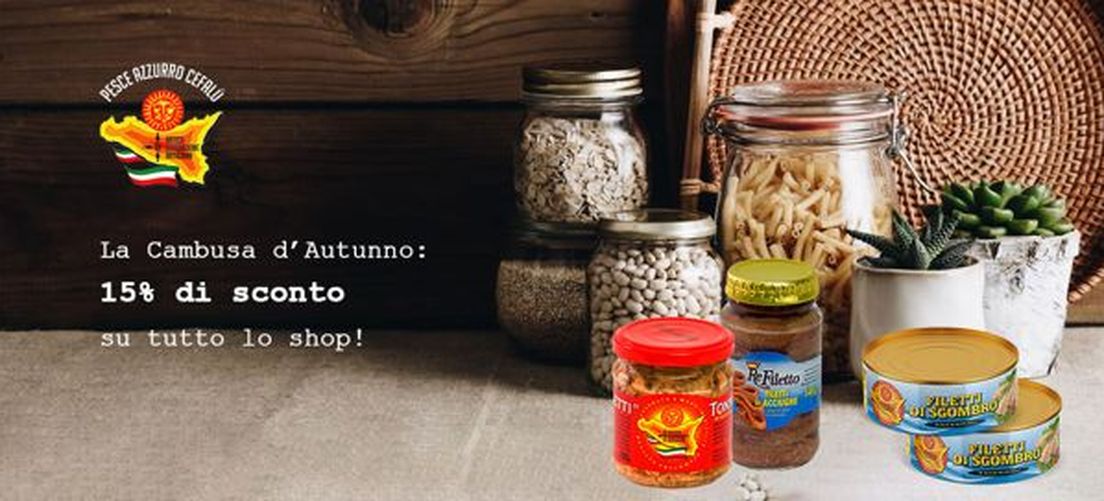 La Cambusa d’Autunno: 15% di sconto su tutto lo shop!