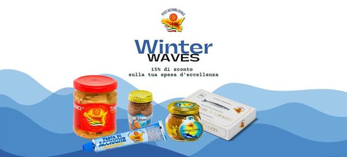 Winter Waves: 15% di sconto sulla tua spesa d'eccellenza