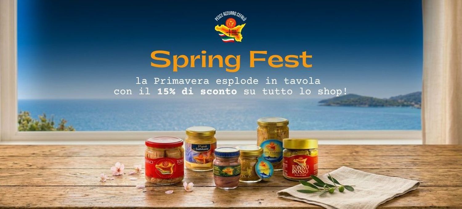 Spring Fest: la Primavera esplode in tavola con il 15% di sconto su tutto lo shop!